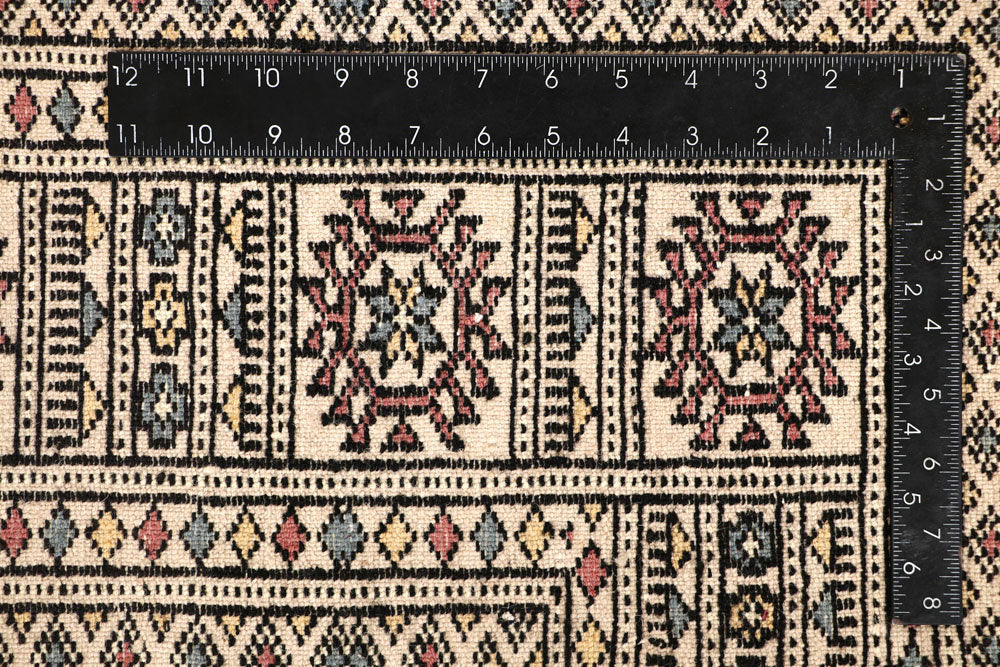 Bisque Bokhara 5' 11 x 8' 11 - No. 60234 - ALRUG Rug Store
