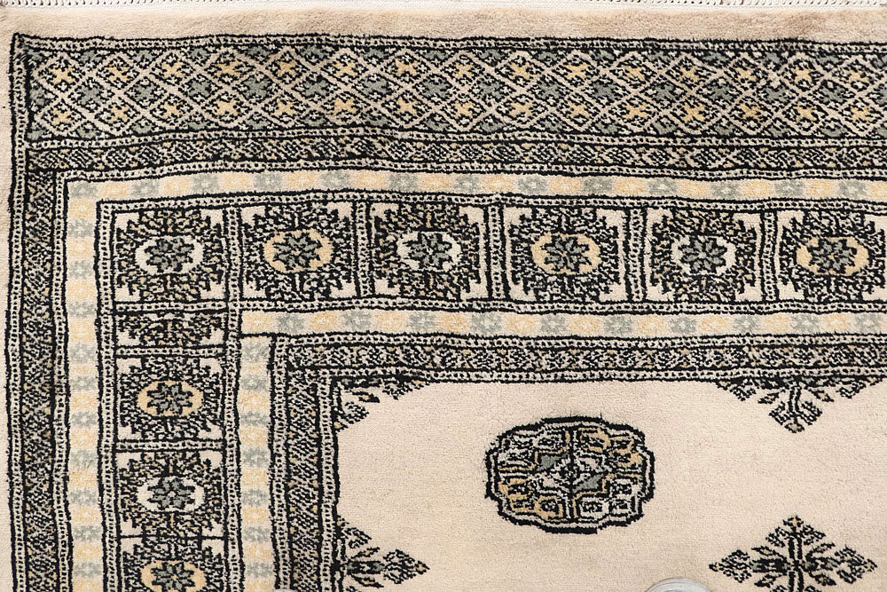 Bisque Bokhara 6' 4 x 8' 10 - No. 60235 - ALRUG Rug Store