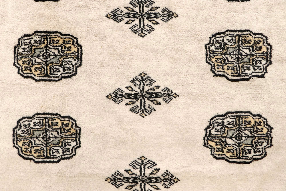 Bisque Bokhara 6' 4 x 8' 10 - No. 60235 - ALRUG Rug Store