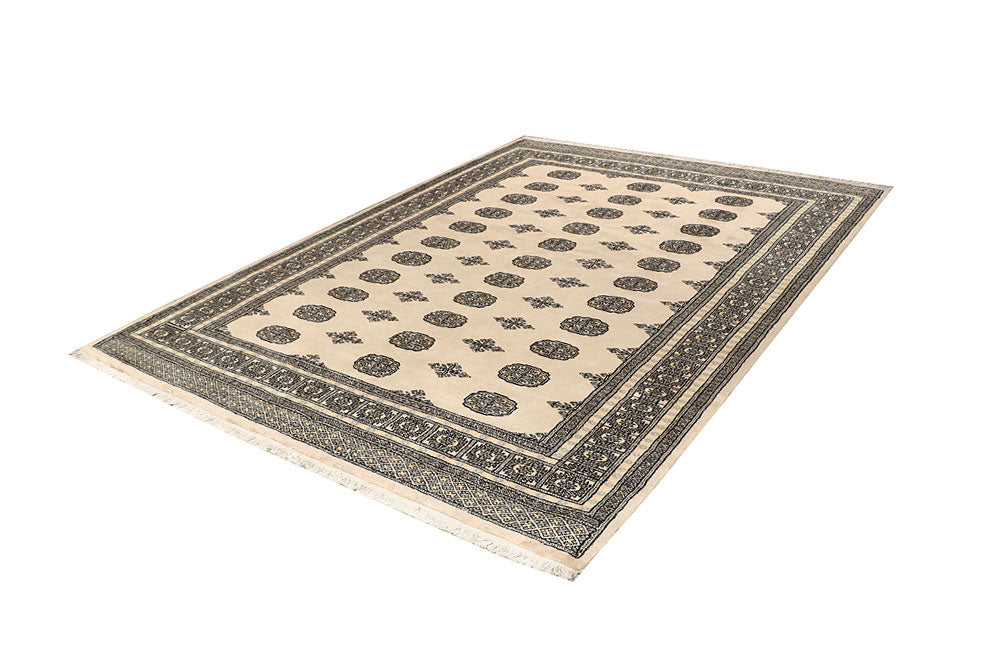 Bisque Bokhara 6' 4 x 8' 10 - No. 60235 - ALRUG Rug Store