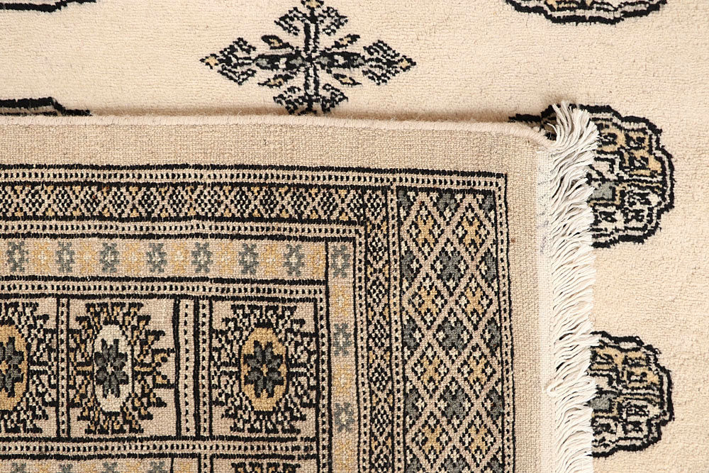 Bisque Bokhara 6' 4 x 8' 10 - No. 60235 - ALRUG Rug Store