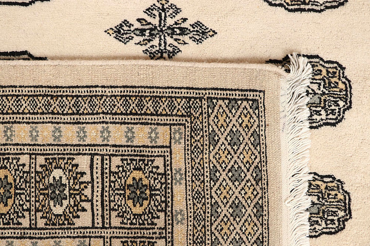 Bisque Bokhara 6' 4 x 8' 10 - No. 60235 - ALRUG Rug Store