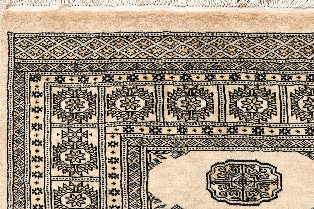 Bisque Bokhara 5' 11 x 8' 5 - No. 60237 - ALRUG Rug Store