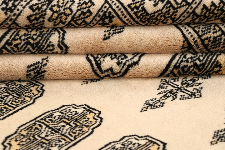 Bisque Bokhara 5' 11 x 8' 5 - No. 60237 - ALRUG Rug Store