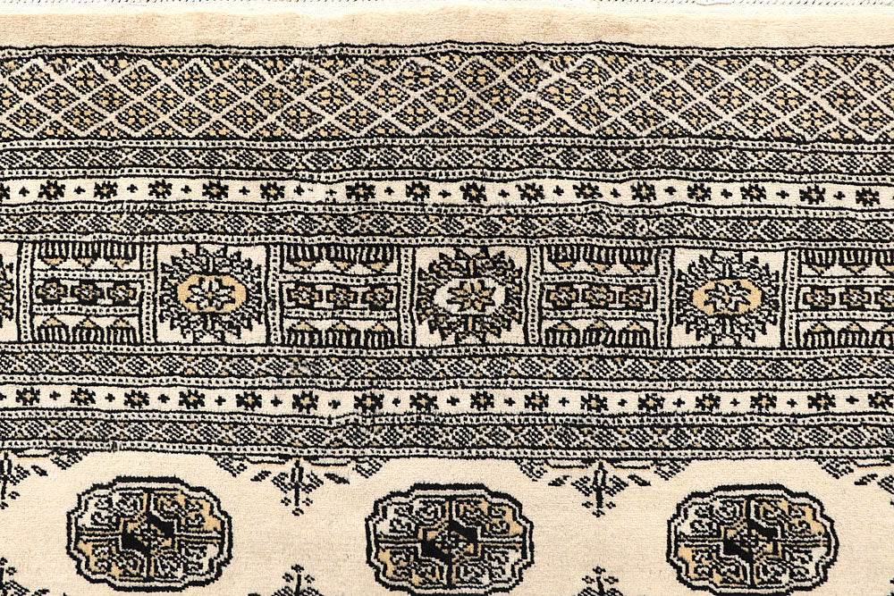 Cornsilk Bokhara 6' 1 x 8' 11 - No. 60238 - ALRUG Rug Store