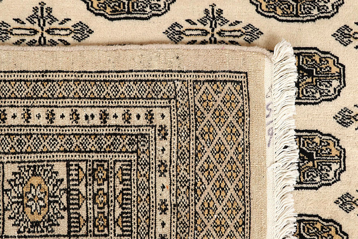 Cornsilk Bokhara 6' 1 x 8' 11 - No. 60238 - ALRUG Rug Store