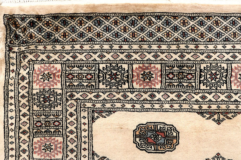 Bisque Bokhara 6' 1 x 9' 2 - No. 60239 - ALRUG Rug Store
