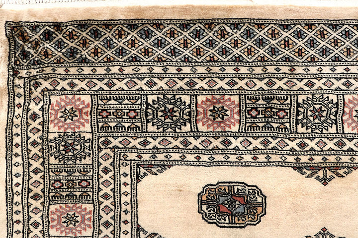 Bisque Bokhara 6' 1 x 9' 2 - No. 60239 - ALRUG Rug Store