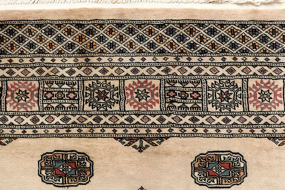 Bisque Bokhara 6' 1 x 9' 2 - No. 60239 - ALRUG Rug Store