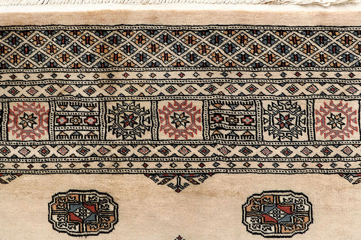 Bisque Bokhara 6' 1 x 9' 2 - No. 60239 - ALRUG Rug Store