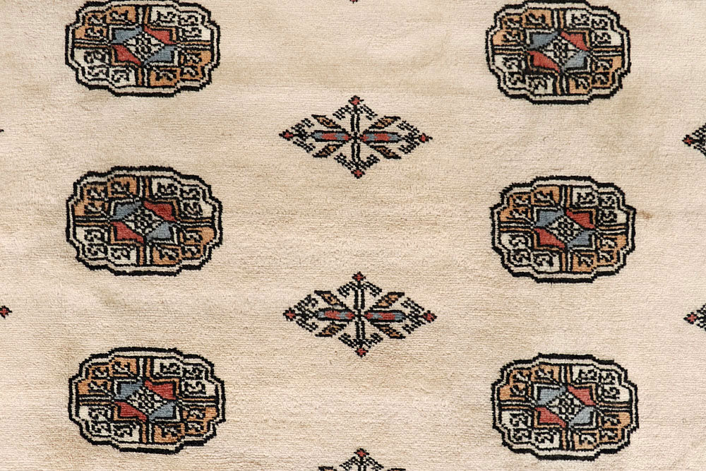 Bisque Bokhara 6' 1 x 9' 2 - No. 60239 - ALRUG Rug Store