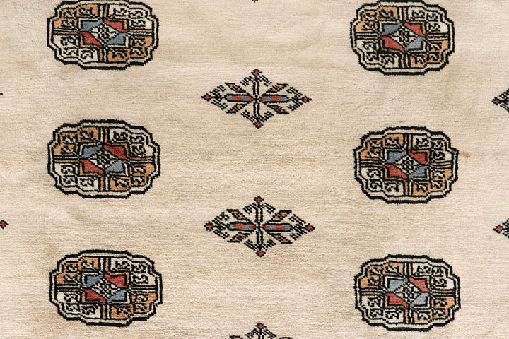 Bisque Bokhara 6' 1 x 9' 2 - No. 60239 - ALRUG Rug Store