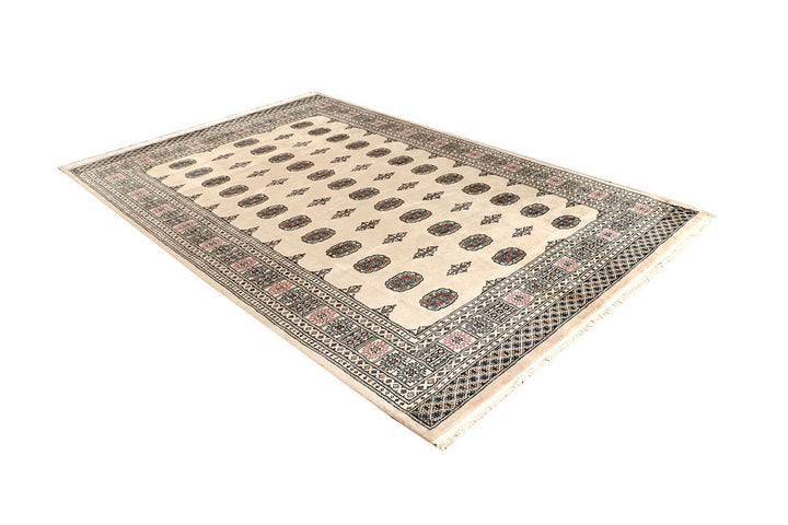Bisque Bokhara 6' 1 x 9' 2 - No. 60239 - ALRUG Rug Store