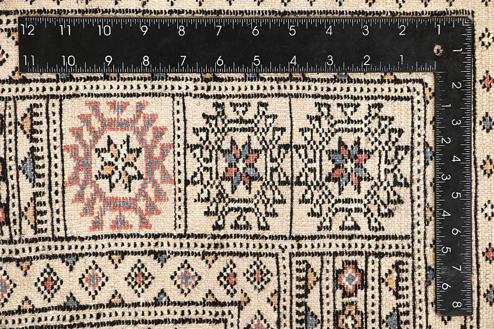 Bisque Bokhara 6' 1 x 9' 2 - No. 60239 - ALRUG Rug Store