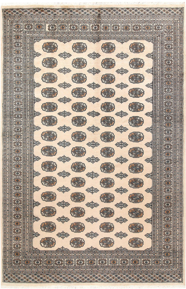Blanched Almond Bokhara 6' x 9' 2 - No. 60240 - ALRUG Rug Store