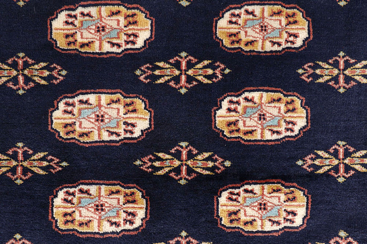 Midnight Blue Bokhara 6' x 8' 11 - No. 60242 - ALRUG Rug Store