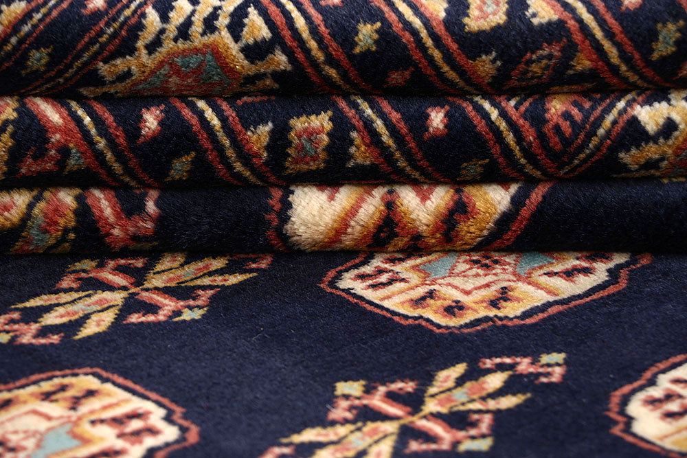 Midnight Blue Bokhara 6' x 8' 11 - No. 60242 - ALRUG Rug Store