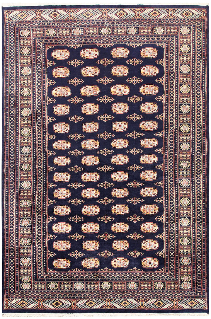 Midnight Blue Bokhara 6' x 8' 11 - No. 60242 - ALRUG Rug Store