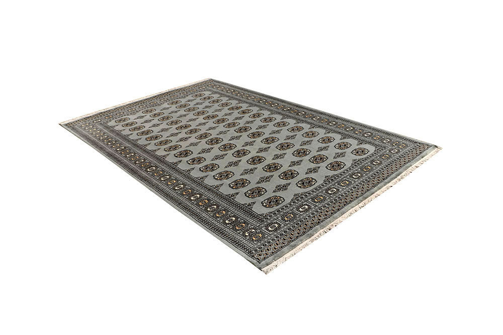 Silver Bokhara 6' x 9' - No. 60244 - ALRUG Rug Store