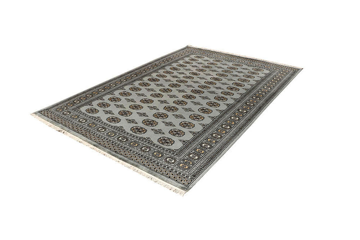 Silver Bokhara 6' x 9' - No. 60244 - ALRUG Rug Store