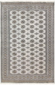 Silver Bokhara 6' x 9' - No. 60244 - ALRUG Rug Store