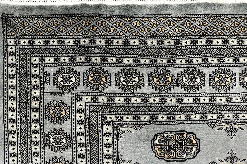 Silver Bokhara 6' x 9' 4 - No. 60245 - ALRUG Rug Store