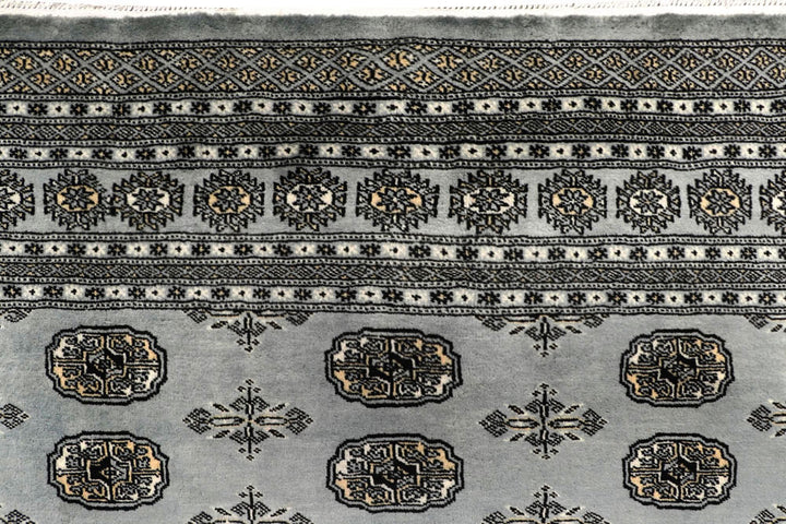Silver Bokhara 6' x 9' 4 - No. 60245 - ALRUG Rug Store