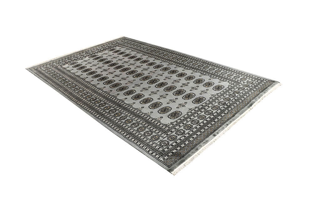 Silver Bokhara 6' x 9' 4 - No. 60245 - ALRUG Rug Store