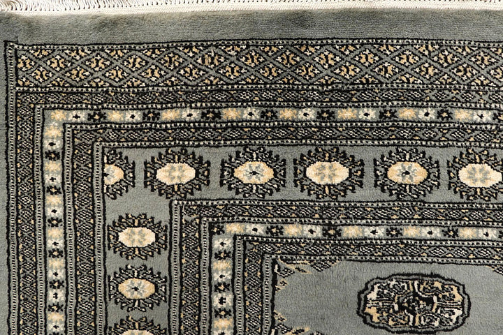 Silver Bokhara 6' 2 x 8' 5 - No. 60247 - ALRUG Rug Store