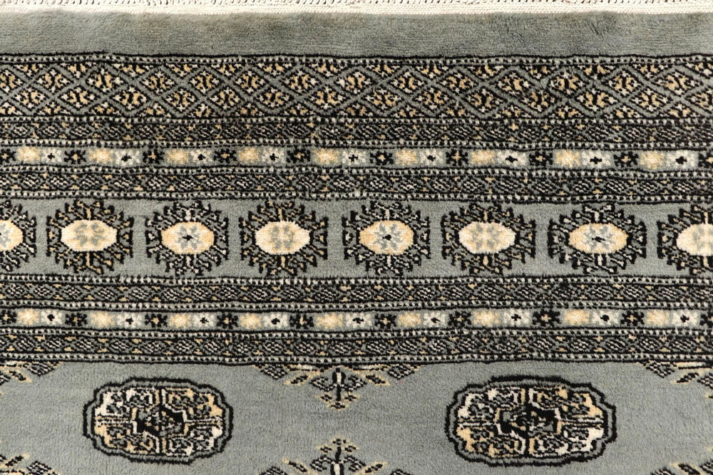 Silver Bokhara 6' 2 x 8' 5 - No. 60247 - ALRUG Rug Store