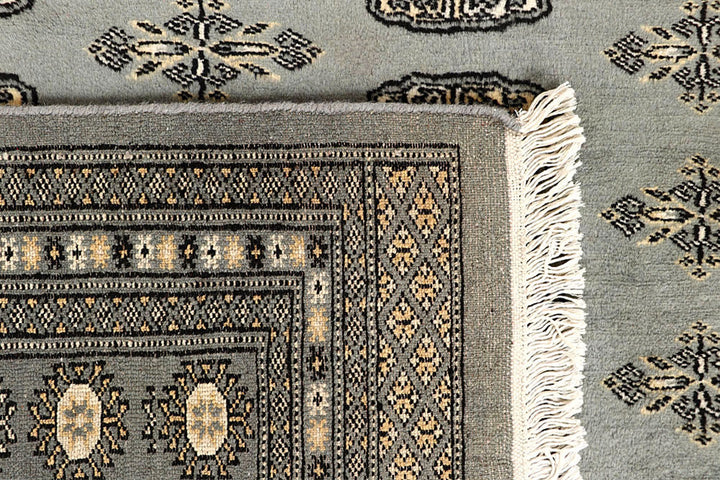 Silver Bokhara 6' 2 x 8' 5 - No. 60247 - ALRUG Rug Store