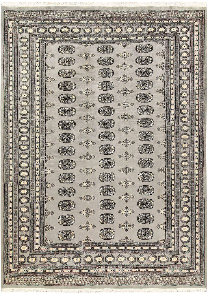Silver Bokhara 6' 2 x 8' 5 - No. 60247 - ALRUG Rug Store