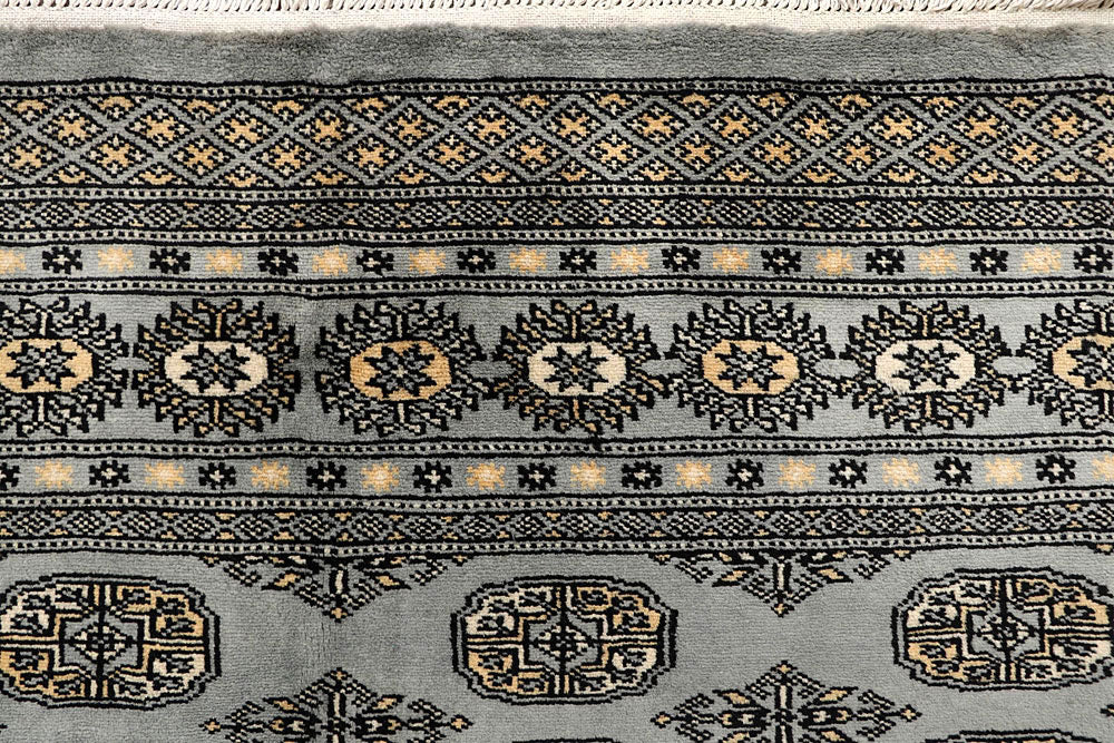 Silver Bokhara 6' 3 x 8' 8 - No. 60248 - ALRUG Rug Store