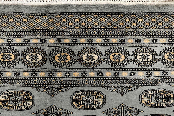 Silver Bokhara 6' 3 x 8' 8 - No. 60248 - ALRUG Rug Store