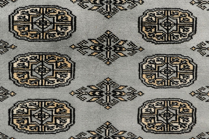 Silver Bokhara 6' 3 x 8' 8 - No. 60248 - ALRUG Rug Store