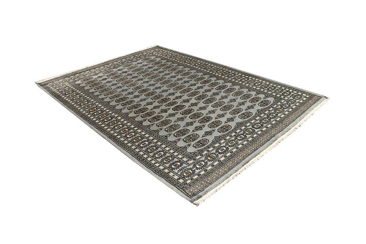 Silver Bokhara 6' 3 x 8' 8 - No. 60248 - ALRUG Rug Store