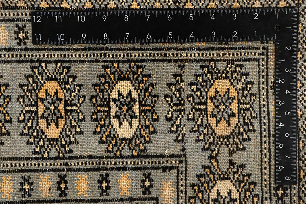 Silver Bokhara 6' 3 x 8' 8 - No. 60248 - ALRUG Rug Store