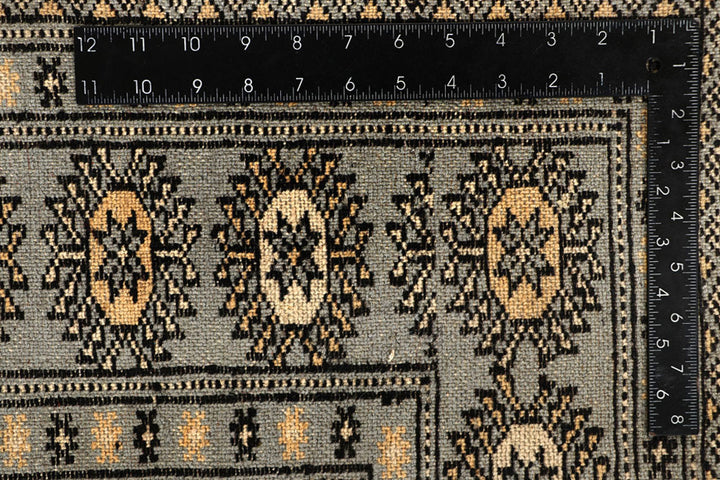 Silver Bokhara 6' 3 x 8' 8 - No. 60248 - ALRUG Rug Store
