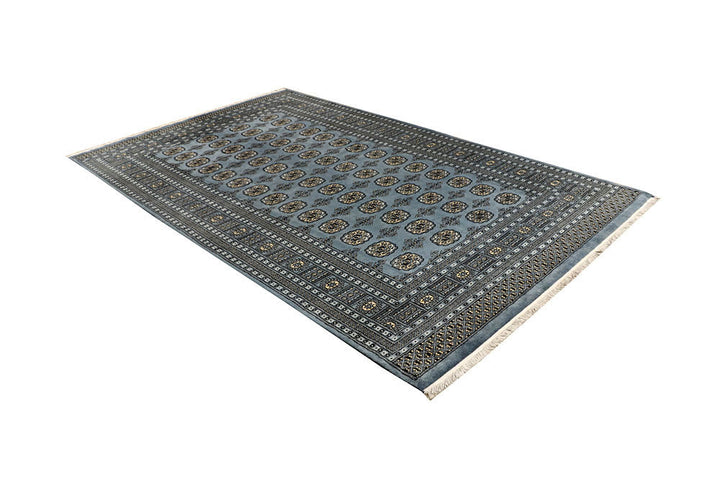 Light Slate Grey Bokhara 6' x 9' 10 - No. 60249 - ALRUG Rug Store