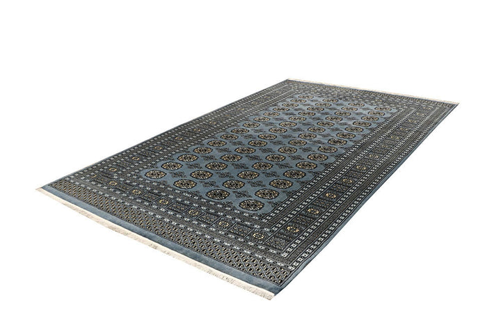 Light Slate Grey Bokhara 6' x 9' 10 - No. 60249 - ALRUG Rug Store