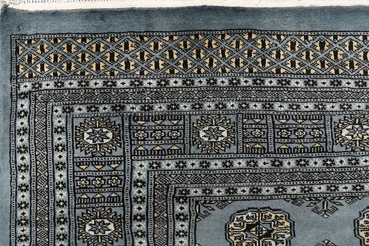 Light Slate Grey Bokhara 5' 11 x 8' 7 - No. 60250 - ALRUG Rug Store