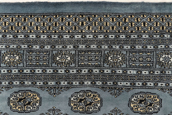 Light Slate Grey Bokhara 5' 11 x 8' 7 - No. 60250 - ALRUG Rug Store