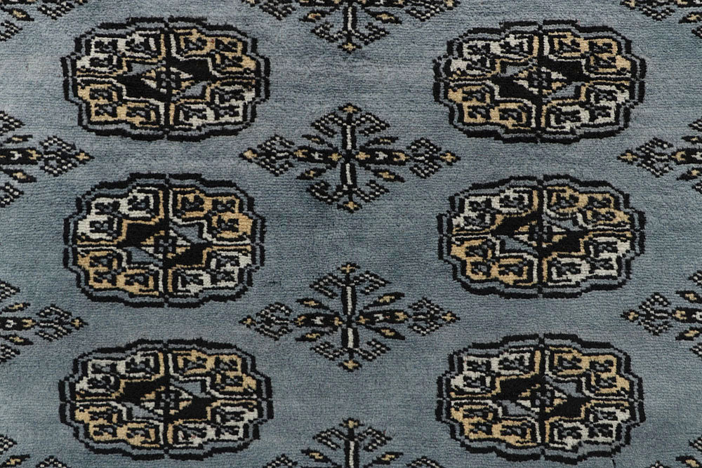 Light Slate Grey Bokhara 5' 11 x 8' 7 - No. 60250 - ALRUG Rug Store