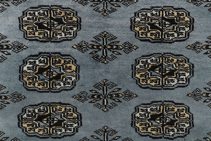 Light Slate Grey Bokhara 5' 11 x 8' 7 - No. 60250 - ALRUG Rug Store