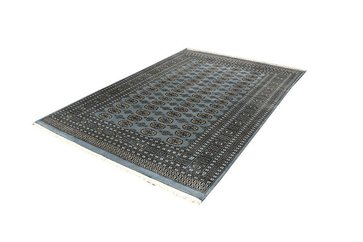 Light Slate Grey Bokhara 5' 11 x 8' 7 - No. 60250 - ALRUG Rug Store