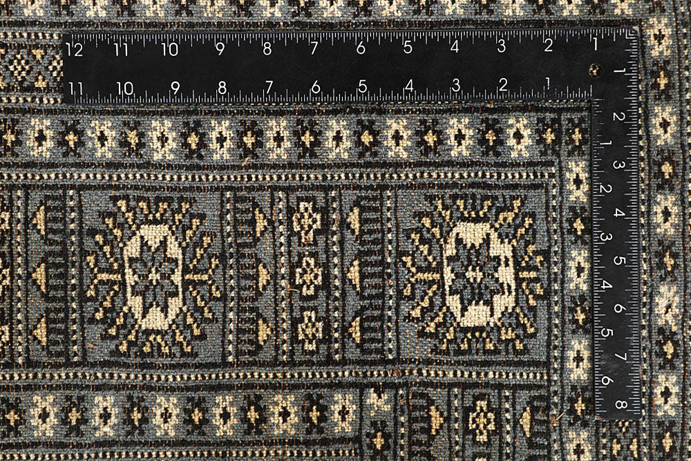 Light Slate Grey Bokhara 5' 11 x 8' 7 - No. 60250 - ALRUG Rug Store