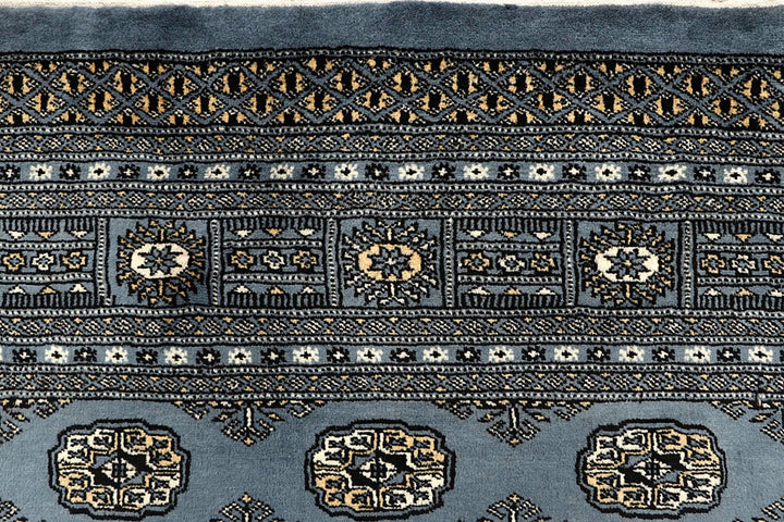 Light Slate Grey Bokhara 6' x 9' 4 - No. 60251 - ALRUG Rug Store