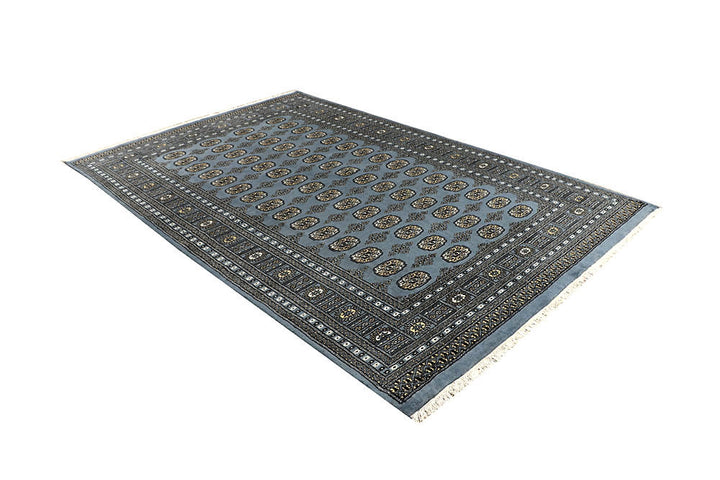 Light Slate Grey Bokhara 6' x 9' 4 - No. 60251 - ALRUG Rug Store