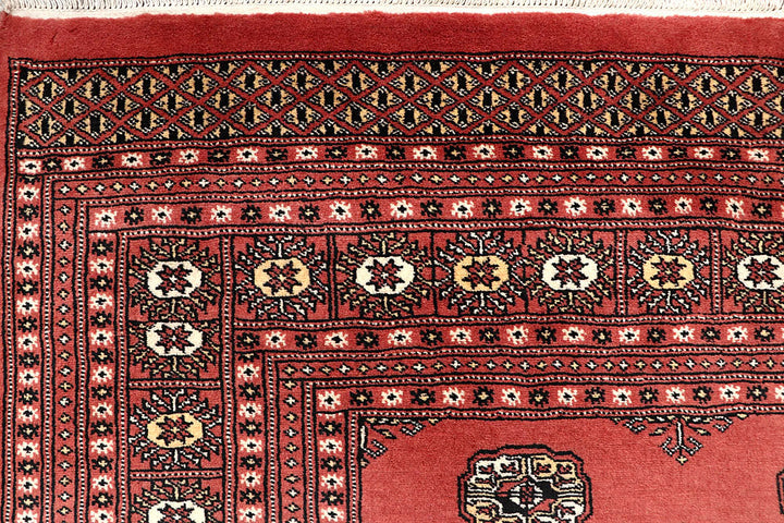Salmon Bokhara 6' x 9' 7 - No. 60254 - ALRUG Rug Store