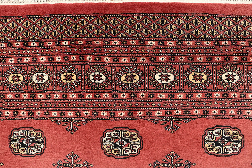 Salmon Bokhara 6' x 9' 7 - No. 60254 - ALRUG Rug Store